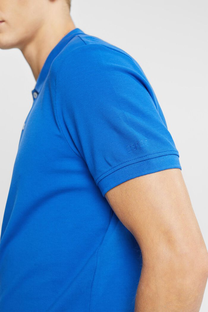 Koszulka polo, fason slim fit, BLUE, detail image number 2