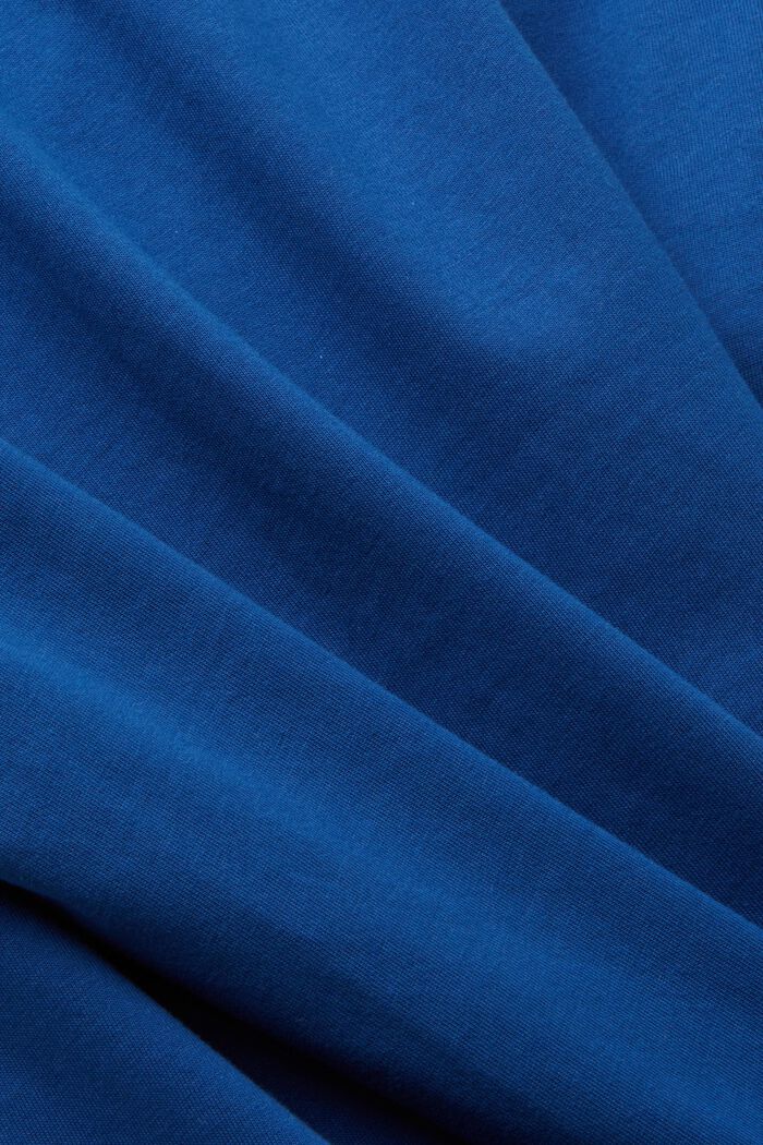 Bawełniany T-shirt z nadrukowanym delfinem, BRIGHT BLUE, detail image number 4