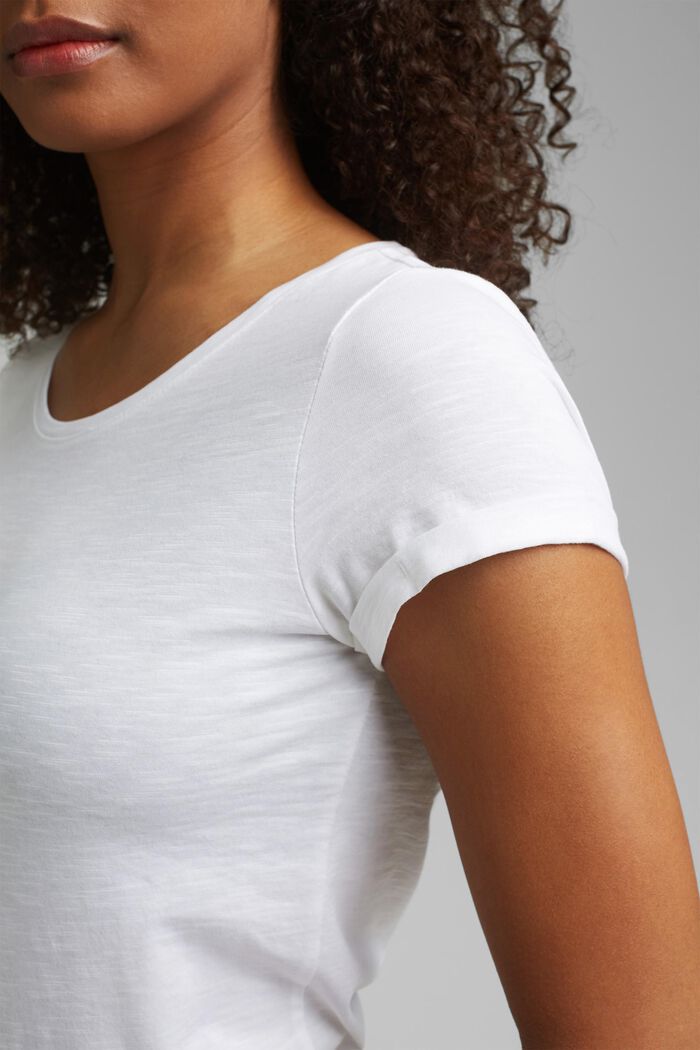 T-shirt, 100% bawełny organicznej, WHITE, detail image number 2
