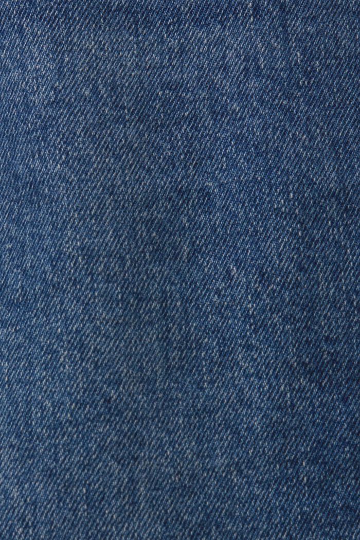 Dżinsy w stylu retro z wysokim stanem i szerokimi nogawkami, BLUE DARK WASHED, detail image number 6