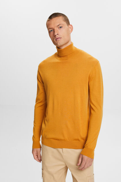 Sweter z półgolfem z wełny merynosowej