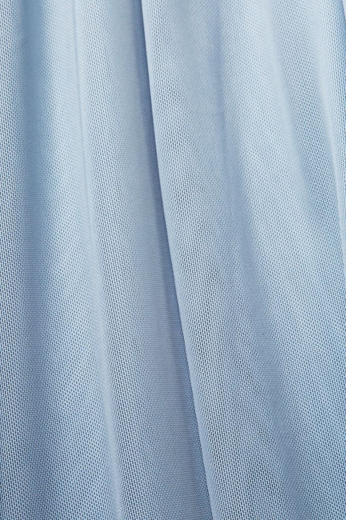 Sukienka z siateczki z elastyczną talią, LIGHT BLUE LAVENDER, detail image number 5