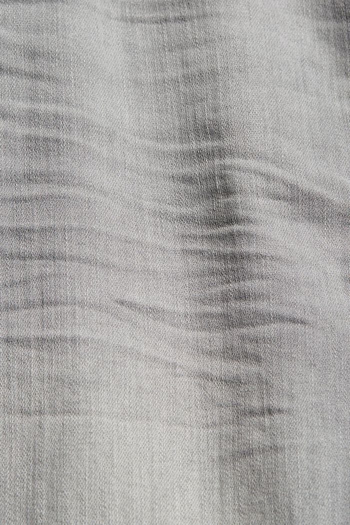 Dżinsowe szorty z organicznej bawełny, GREY MEDIUM WASHED, detail image number 4