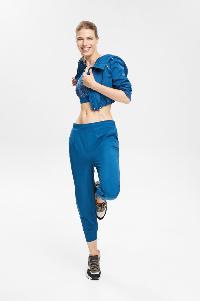 Sportowe spodnie, PETROL BLUE, detail image number 0