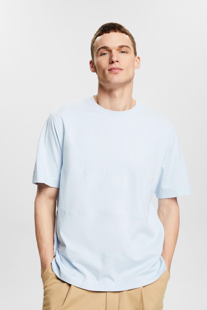 T-shirt z długim rękawem z bawełny ekologicznej, LIGHT BLUE, detail image number 0