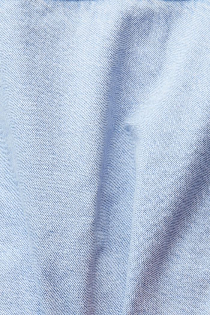 Dżinsowa kurtka w patchworkowym stylu, BLUE LIGHT WASHED, detail image number 4
