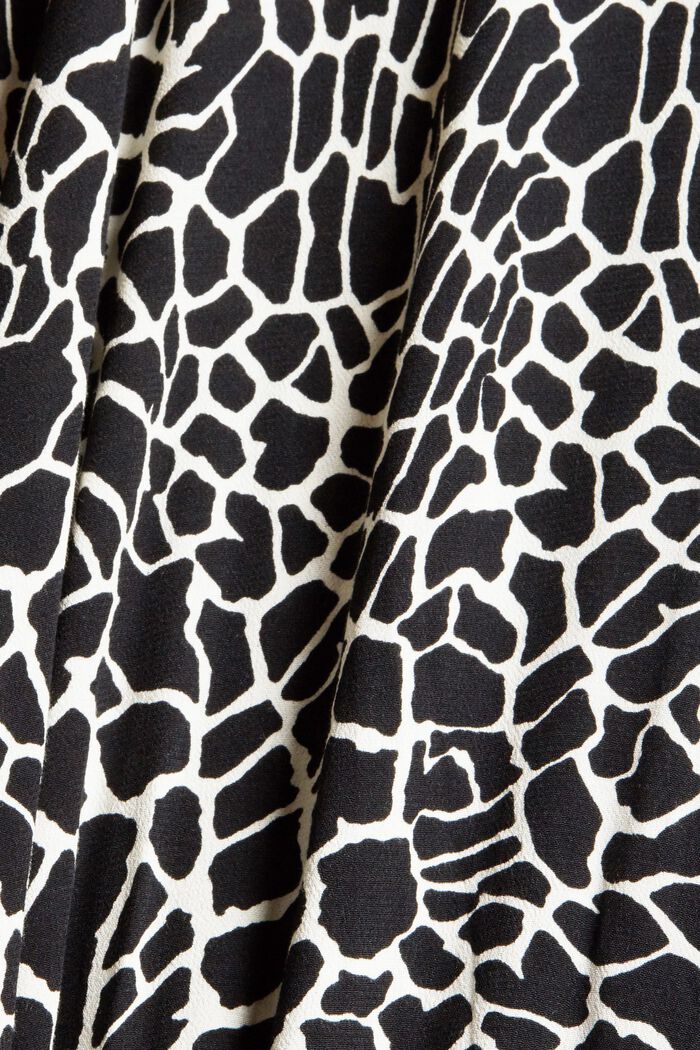 Koszulowa sukienka z LENZING™ ECOVERO™, BLACK, detail image number 4