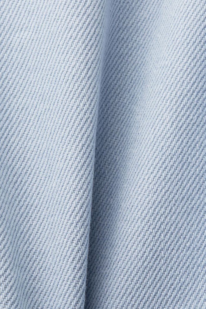 Dżinsowe szorty z wysokim stanem i podwiniętymi brzegami, LIGHT BLUE LAVENDER, detail image number 6