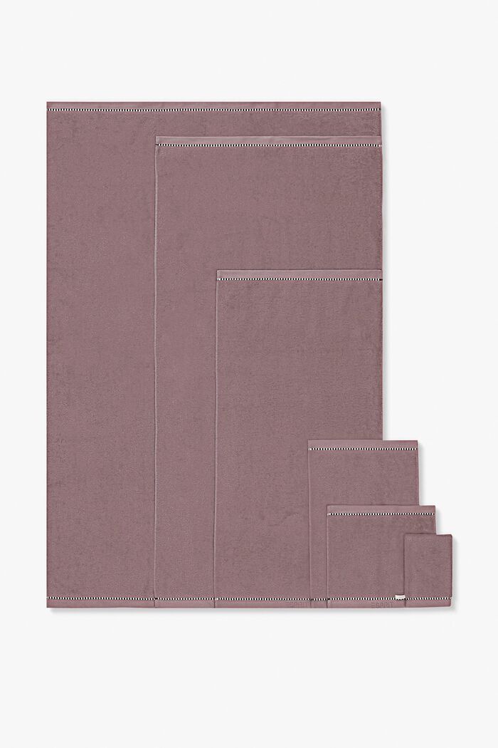 Z TENCELEM™: seria jednokolorowych ręczników z froty, DUSTY MAUVE, detail image number 0