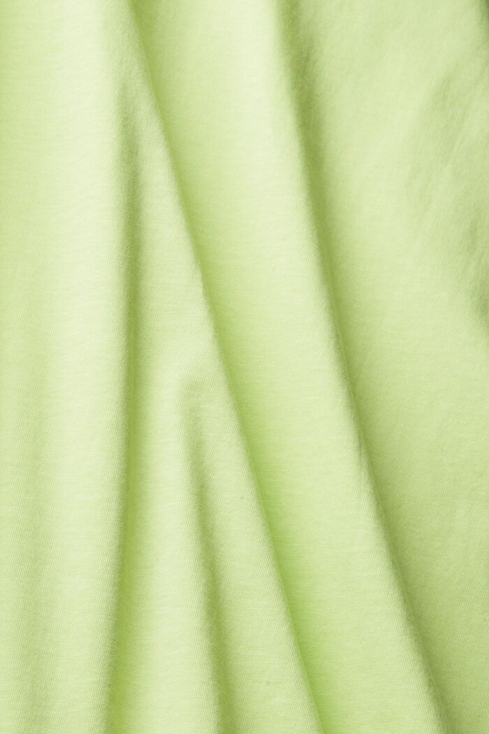 Jerseyowy T-shirt z nadrukiem, 100% bawełny, LIGHT GREEN, detail image number 4