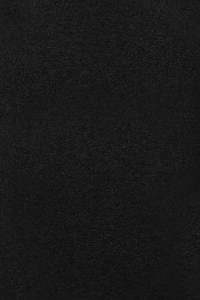 Koszulka z funkcją karmienia, LENZING™ ECOVERO™, BLACK, detail image number 4