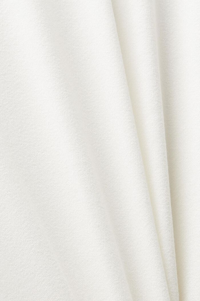 Bluzka z długim rękawem i marszczeniami, LENZING™ ECOVERO™, OFF WHITE, detail image number 6