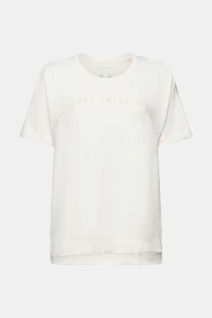 T-shirt Active z nadrukiem, OFF WHITE, detail image number 5