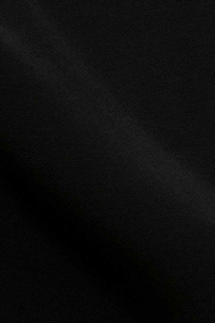 Bluzka z przodem zapinanym na guziki, BLACK, detail image number 4