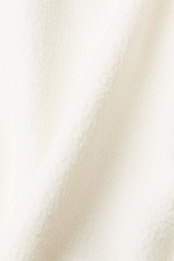 Pluszowa bluza z kapturem, OFF WHITE, detail image number 1