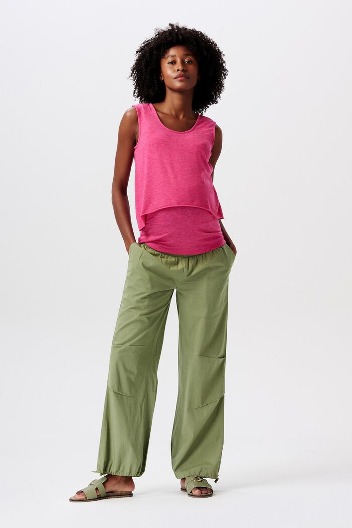 MATERNITY Spodnie z pasem pod brzuchem, OLIVE GREEN, detail image number 0