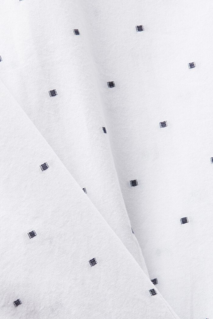 Koszula z bawełny z haftem, fason slim fit, WHITE, detail image number 6