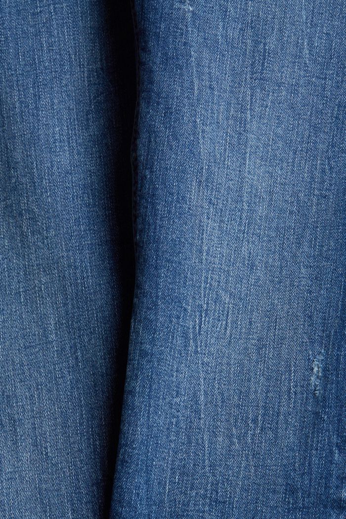 Dżinsy ze streczem z bawełny organicznej, BLUE MEDIUM WASHED, detail image number 1
