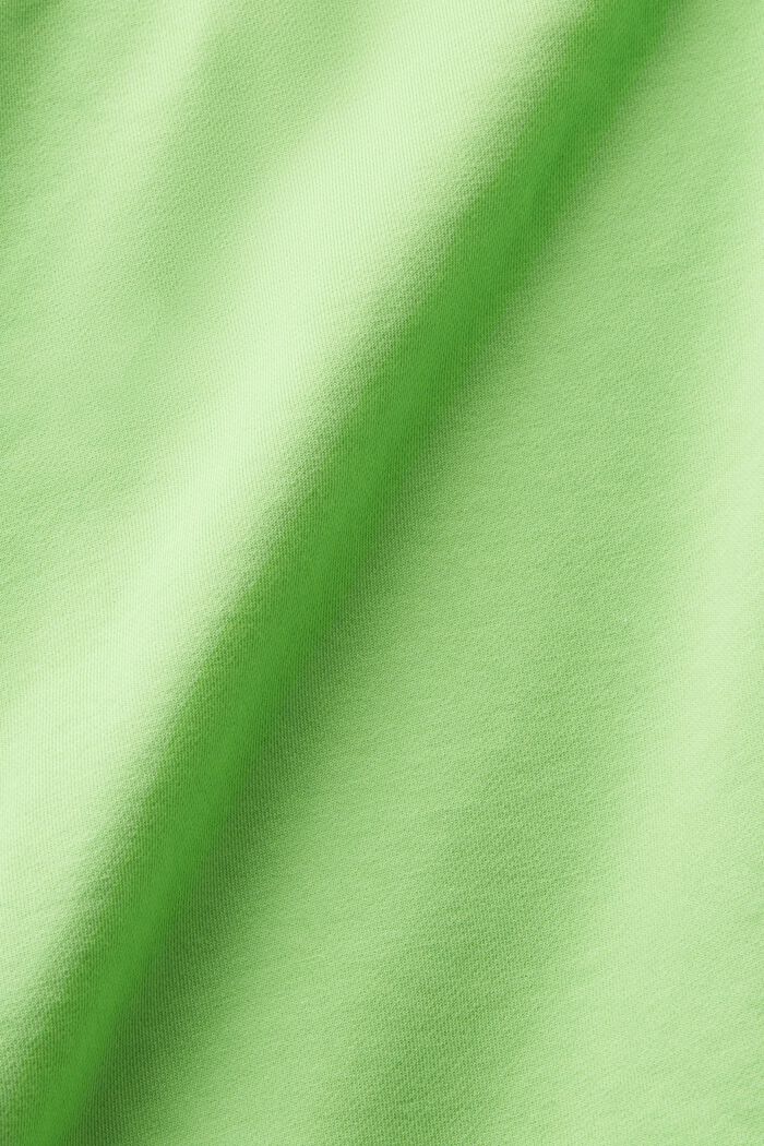 Bluza z okrągłym dekoltem i logo, CITRUS GREEN, detail image number 5