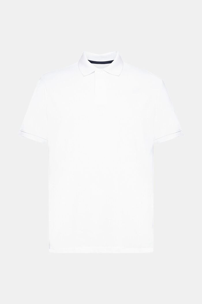 Koszulka polo, fason slim fit, WHITE, detail image number 6