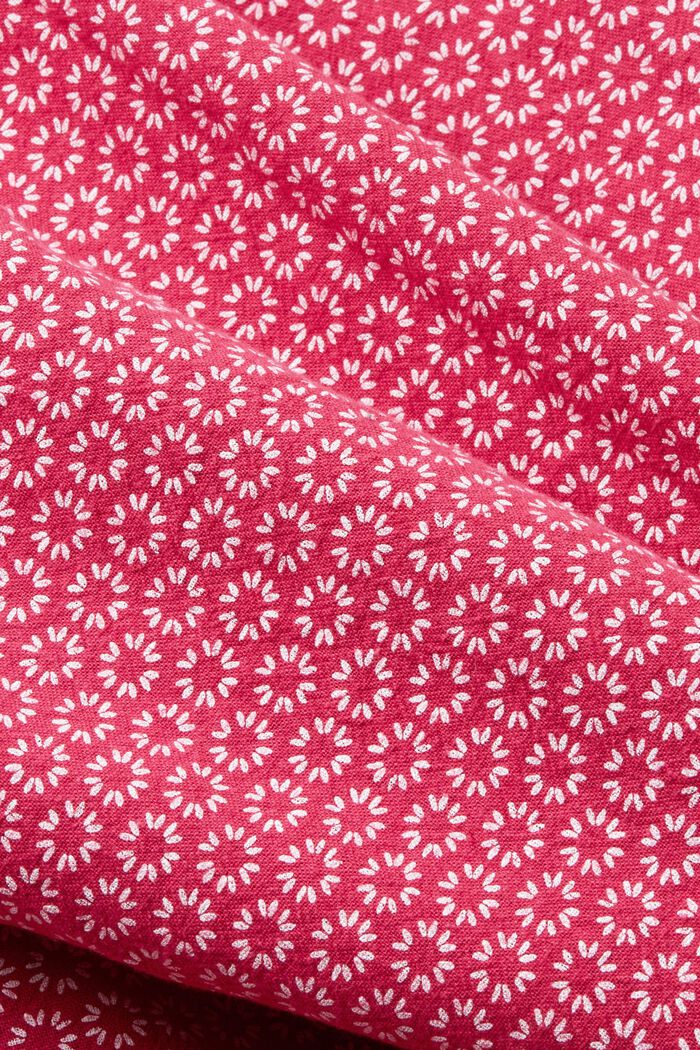 Koszula z nadrukiem z mieszanki lnianej, DARK PINK, detail image number 4