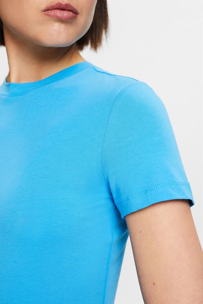 T-shirt z okrągłym dekoltem, BLUE, detail image number 3