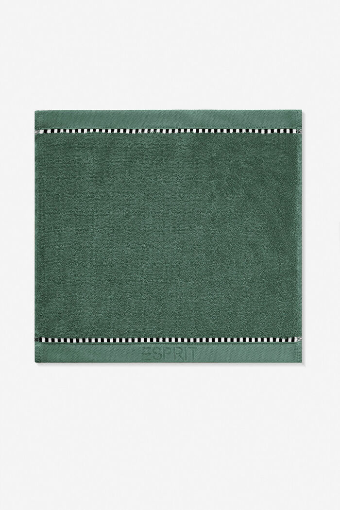 Z TENCELEM™: seria jednokolorowych ręczników z froty, MOSS GREEN, detail image number 6