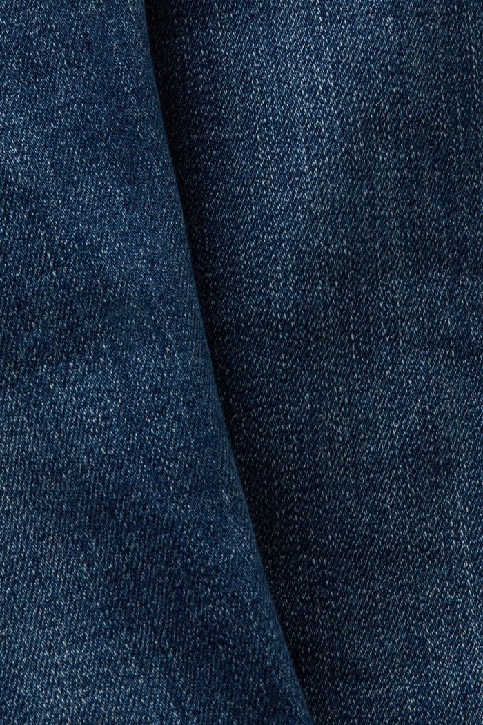 Dżinsy ze średnim stanem, fason skinny, BLUE DARK WASHED, detail image number 6