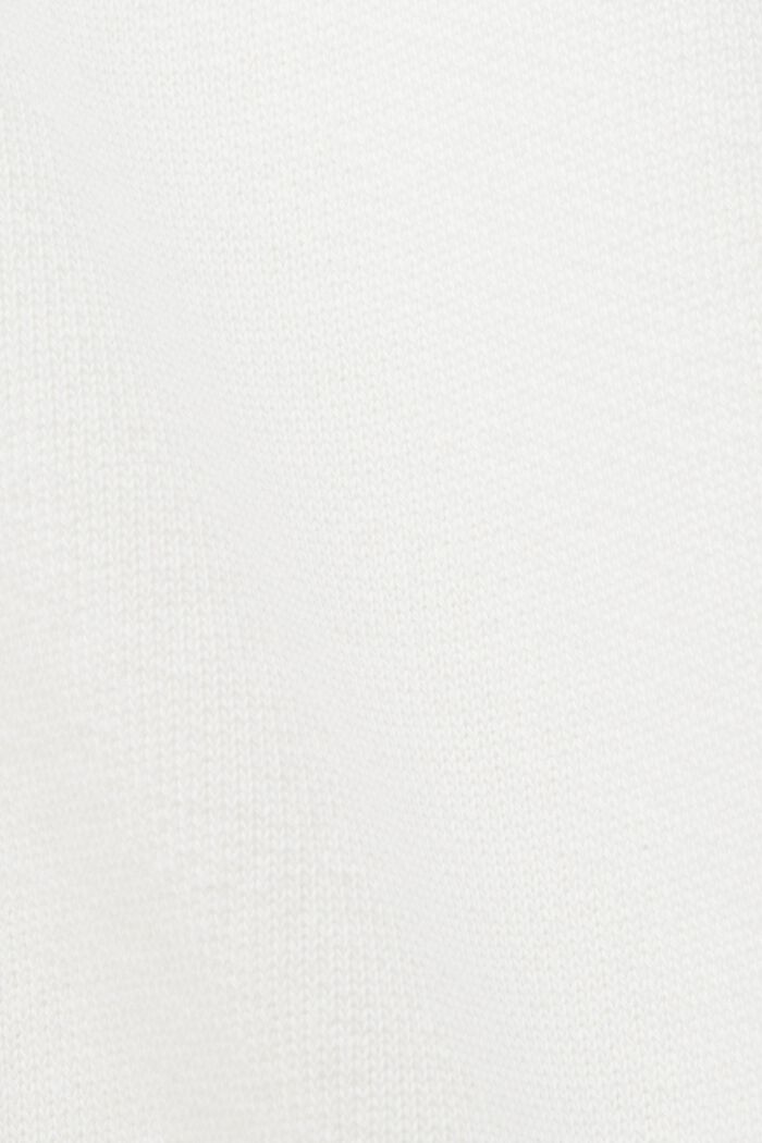 Bluza dresowa z haftem, OFF WHITE, detail image number 6