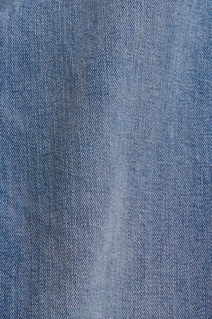 Elastyczne dżinsy z paskami z tkaniny, BLUE MEDIUM WASHED, detail image number 1