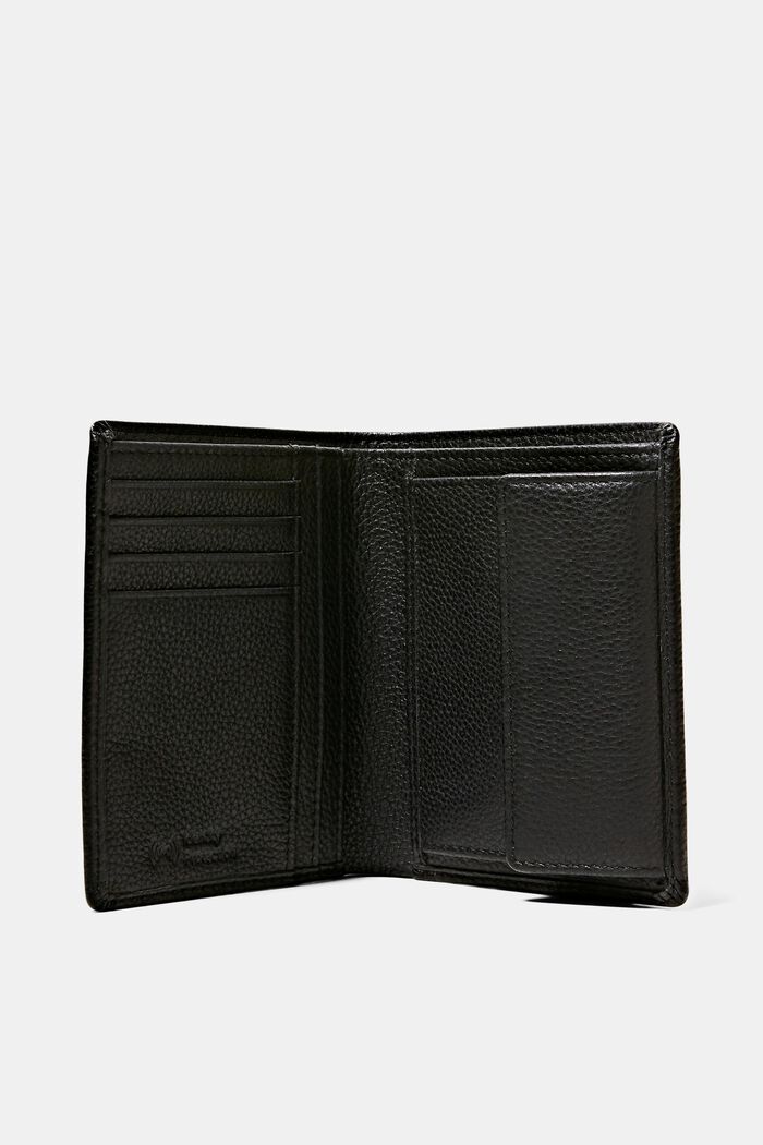 Skórzany portfel, BLACK, detail image number 2