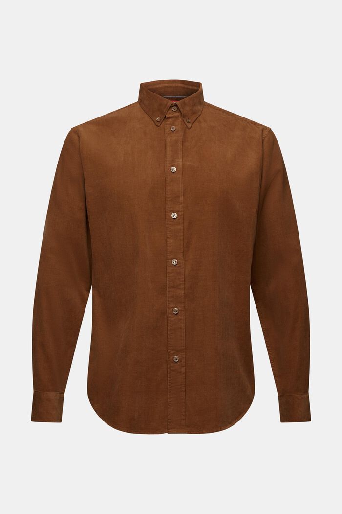 Sztruksowa koszula, 100% bawełny, BARK, detail image number 6