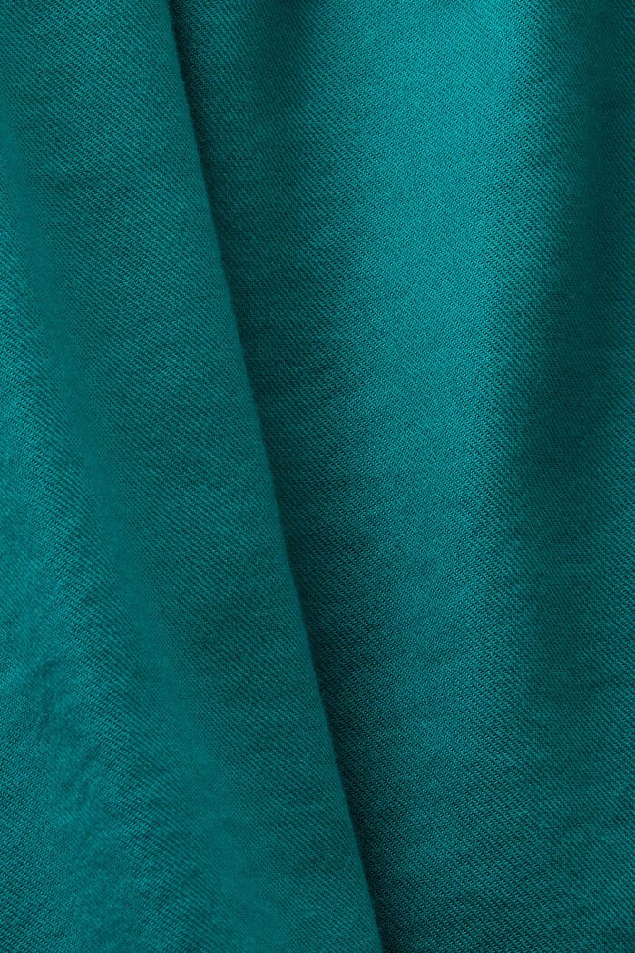 Bluzka z falbankami, EMERALD GREEN, detail image number 5