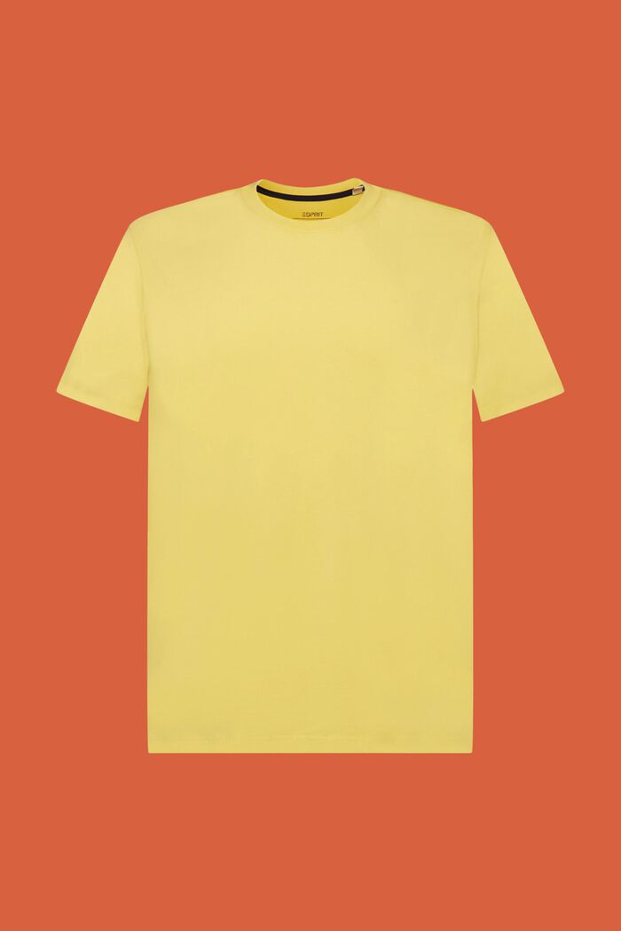 Farbowany po uszyciu T-shirt z jerseyu, 100% bawełna, DUSTY YELLOW, detail image number 6