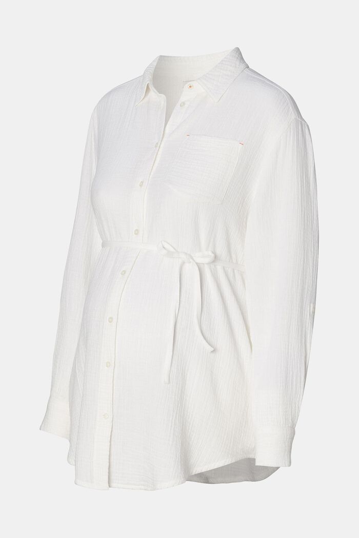 MATERNITY Bluzka z długim rękawem, BRIGHT WHITE, detail image number 5