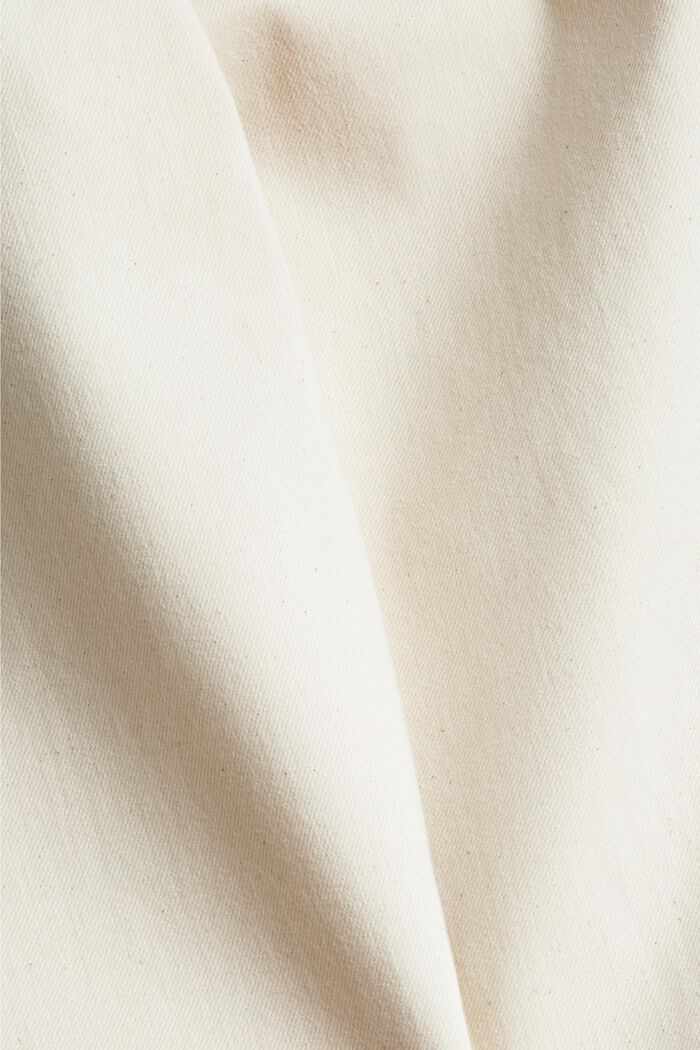 Spodnie marchewki z bawełny ekologicznej, OFF WHITE, detail image number 4