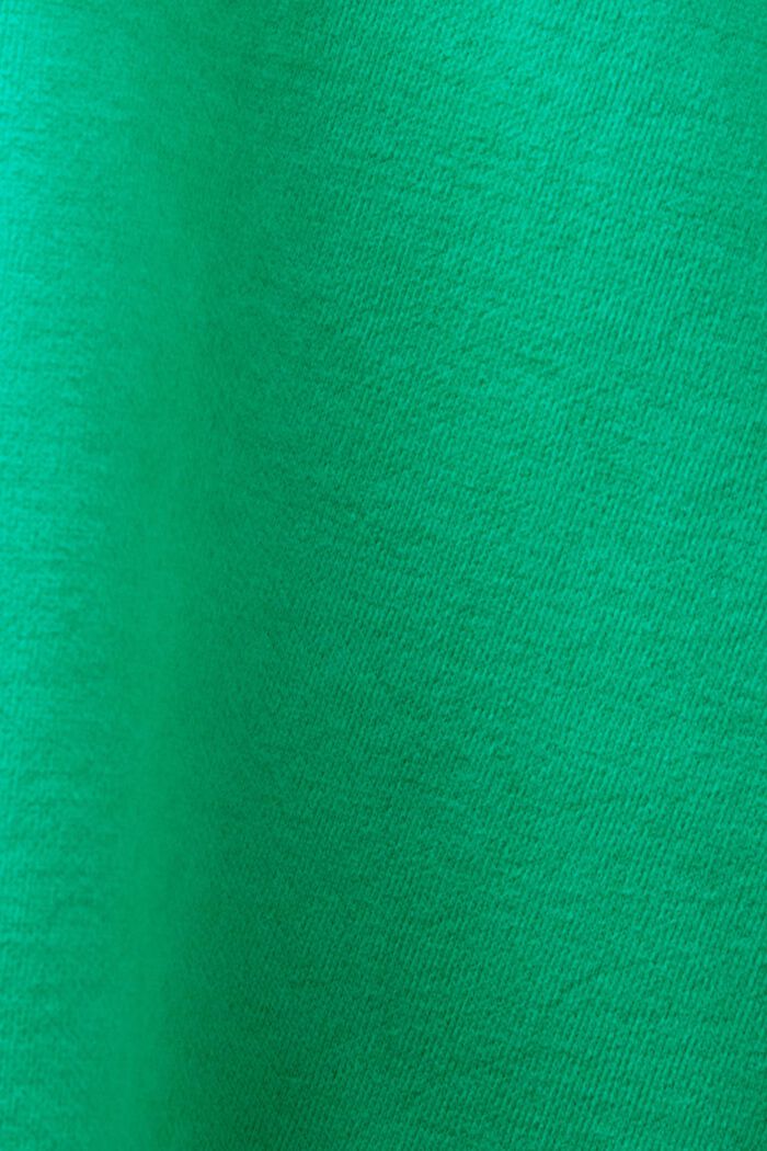 Bluza z kapturem z mieszanki z bawełną z logo, GREEN, detail image number 6