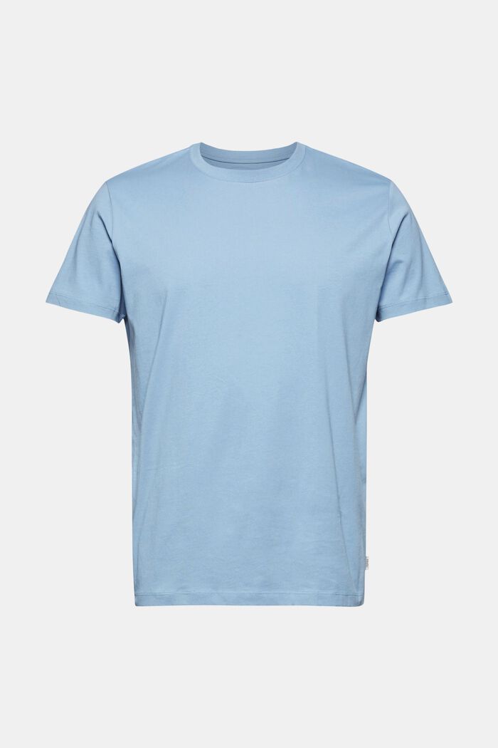 Jerseyowy T-shirt w 100% z bawełny organicznej, GREY BLUE, detail image number 0