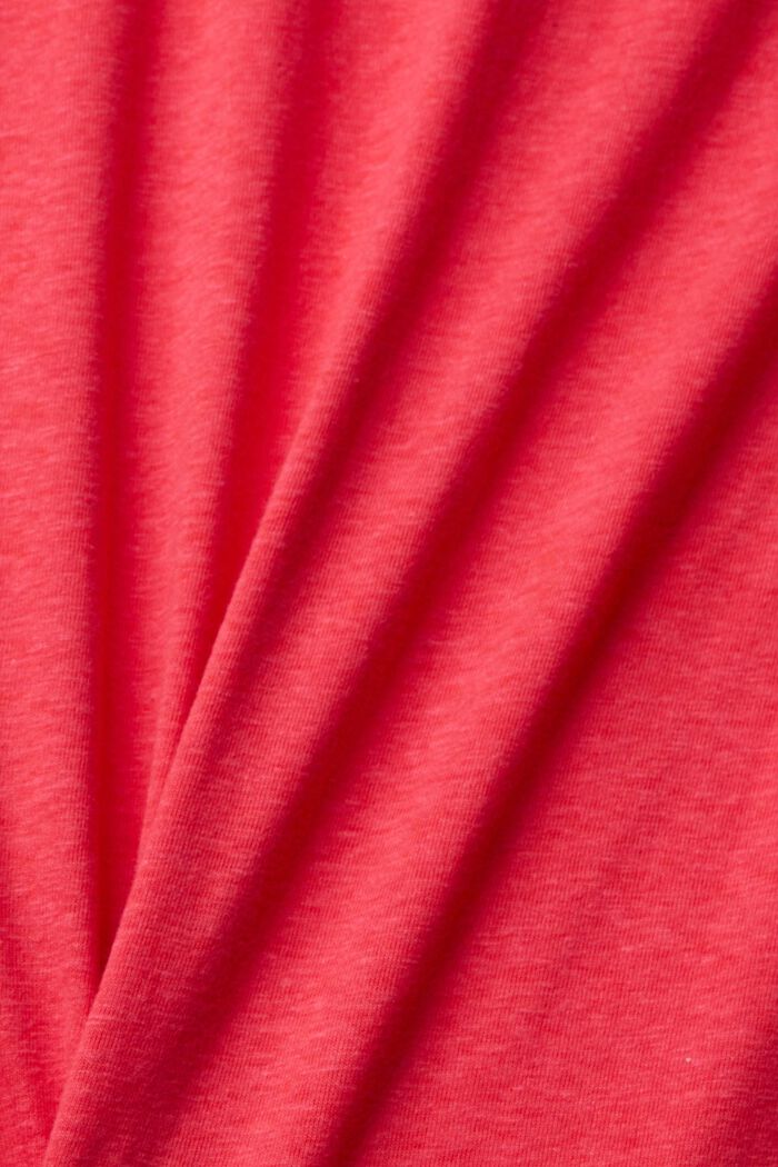 Bluzka z długimi, bufiastymi rękawami, RED, detail image number 1