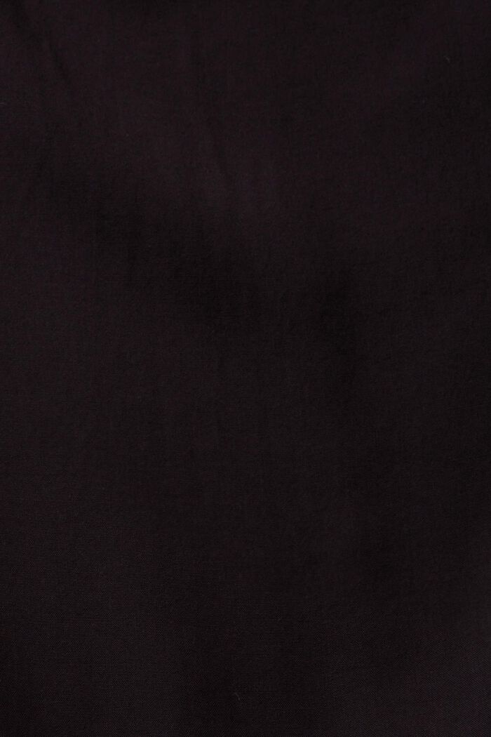 Bluzka z dekoltem w serek, LENZING™ ECOVERO™, BLACK, detail image number 5