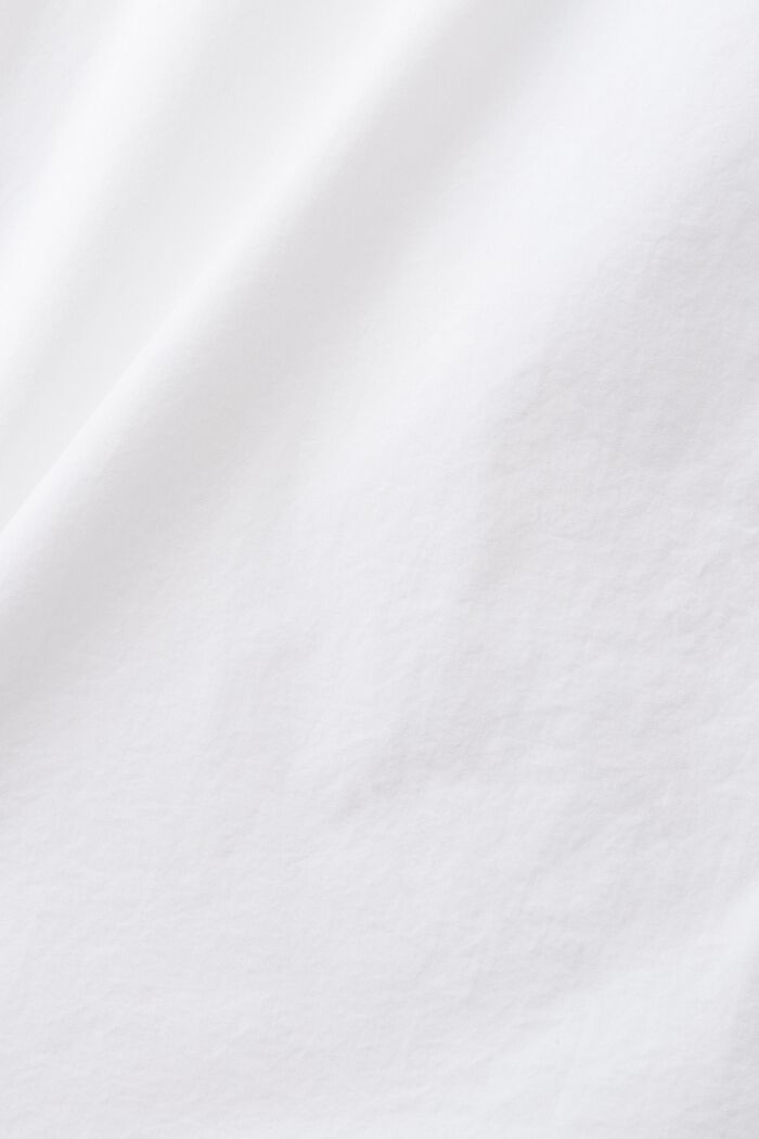 Koszula z ekologicznej bawełny z krótkimi rękawami, WHITE, detail image number 4