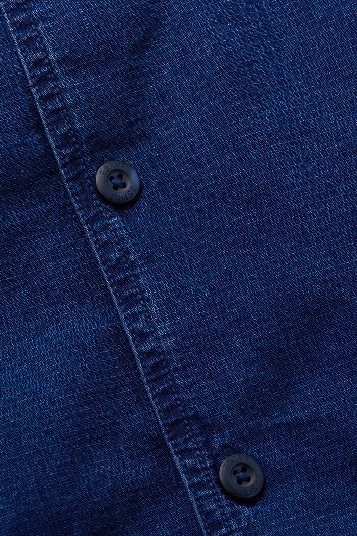 Koszula dżinsowa z krótkim rękawem, 100% bawełny, BLUE DARK WASHED, detail image number 6