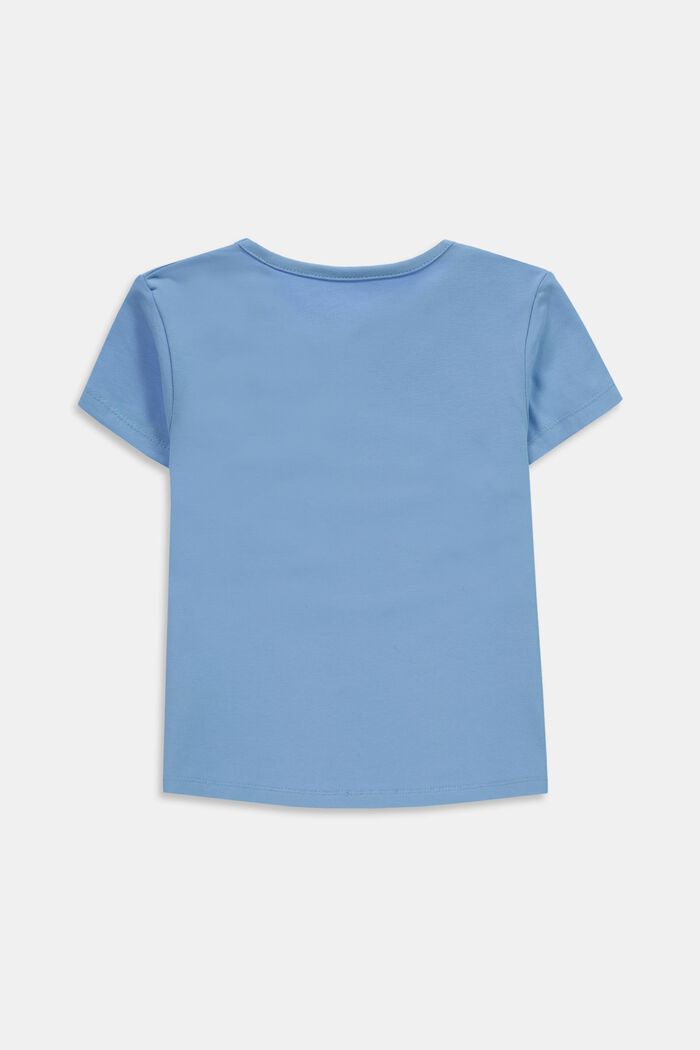 T-shirt z nadrukiem surfingowym, bawełna, BRIGHT BLUE, detail image number 1