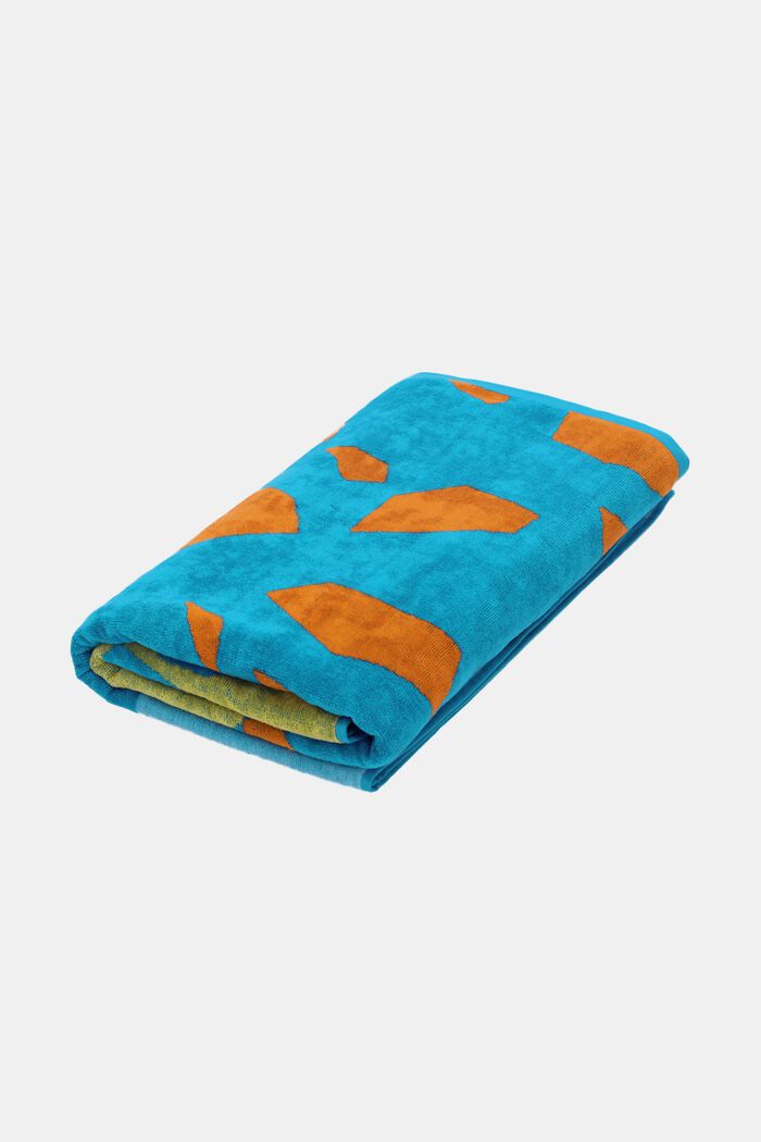Ręcznik plażowy w paski z logo, CURACAO, detail image number 0