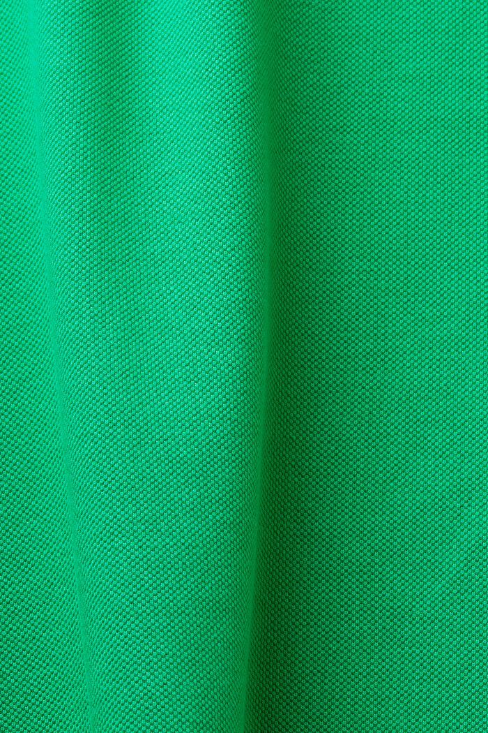 Koszulka polo z piki bawełnianej, GREEN, detail image number 4