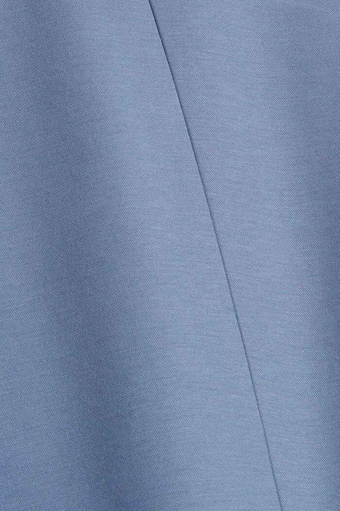 Dżersejowa marynarka mix + match SOFT PUNTO, GREY BLUE, detail image number 4