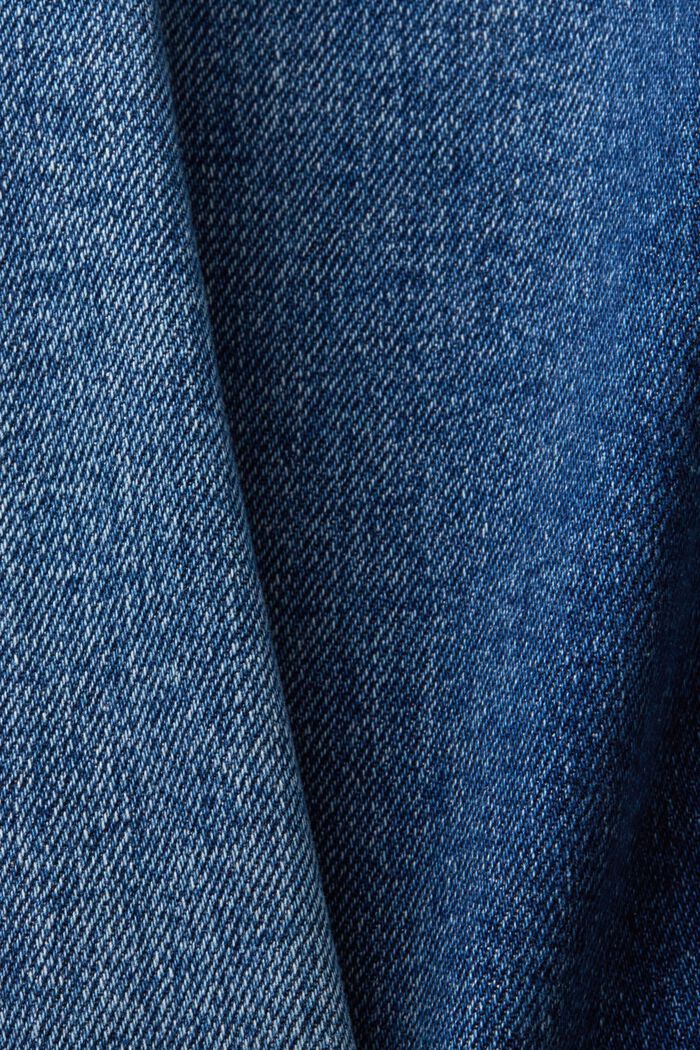 Dżinsy typu tapered z bawełną z recyklingu, BLUE MEDIUM WASHED, detail image number 6