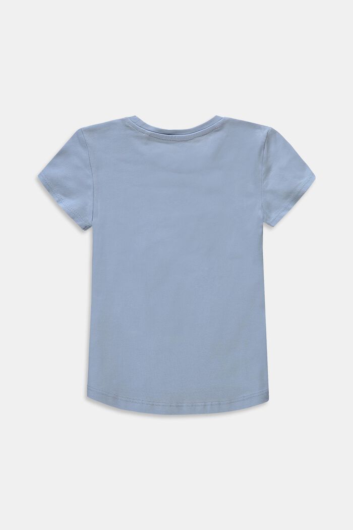 T- shirt z błyszczącym nadrukiem, BLUE LAVENDER, detail image number 1