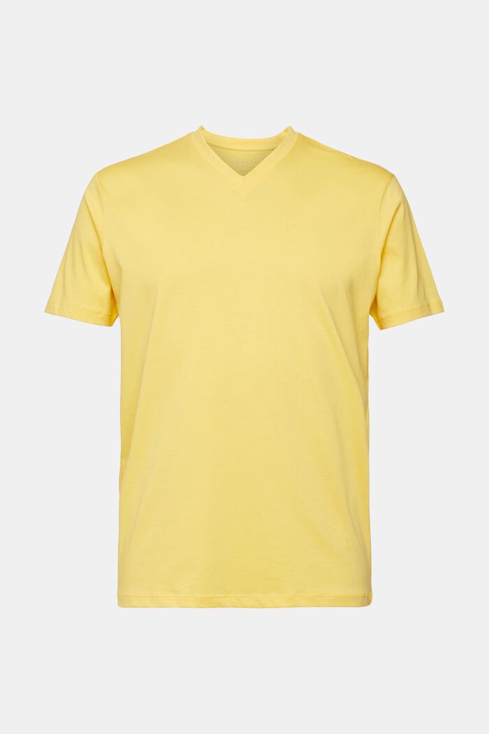 T-shirt z dżerseju, 100% bawełny, YELLOW, detail image number 2