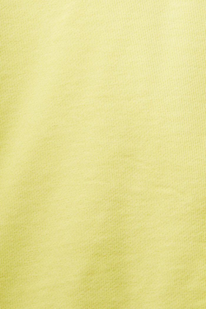 Bluza oversize z kapturem i nadrukiem, unisex, PASTEL YELLOW, detail image number 6